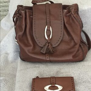 Brighton Rusty Rustic Backpack w/ Wallet